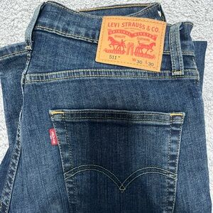 Levi's Indigo Denim Jeans with Logo Patch W30 L30
